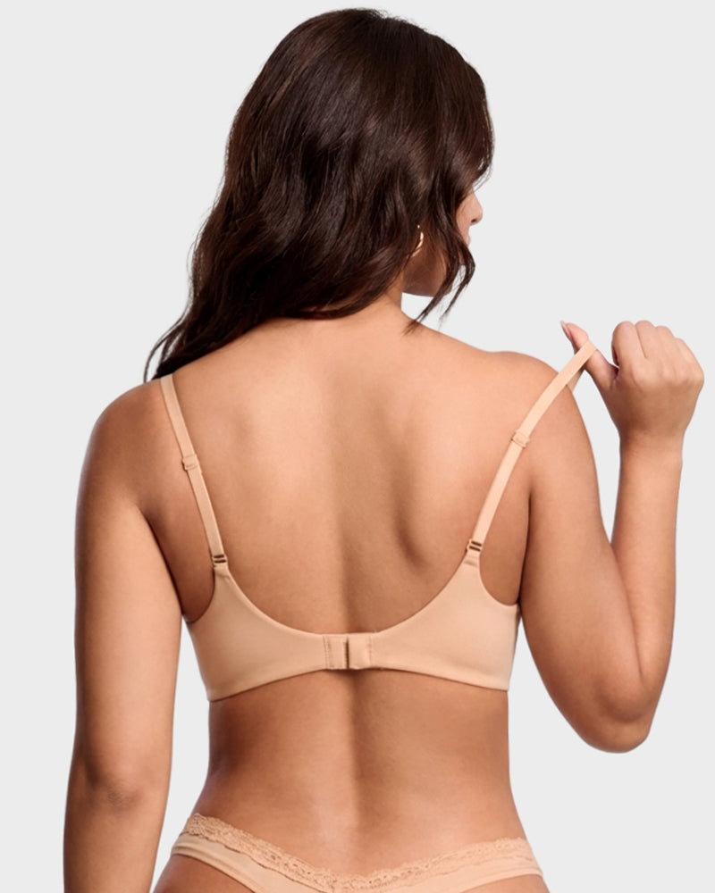 Deep V Lace Push-Up Bra - FirmaLift