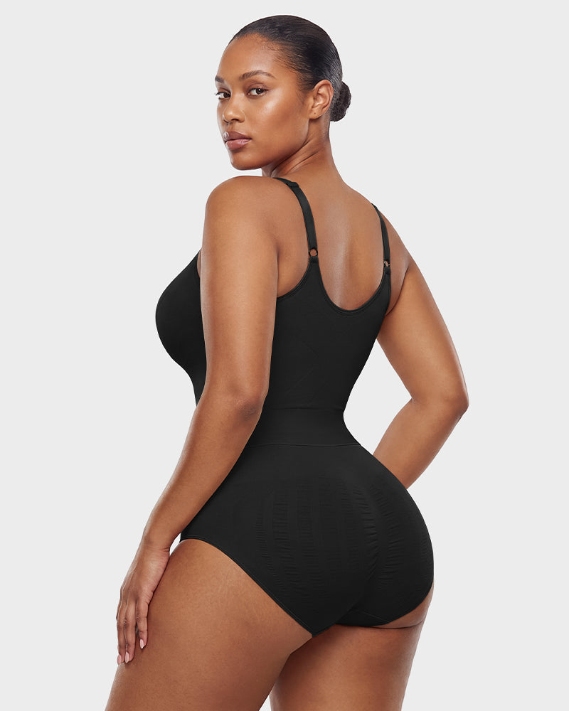 Deep-V Camisole Shaping Bodysuit - FirmaSculpt