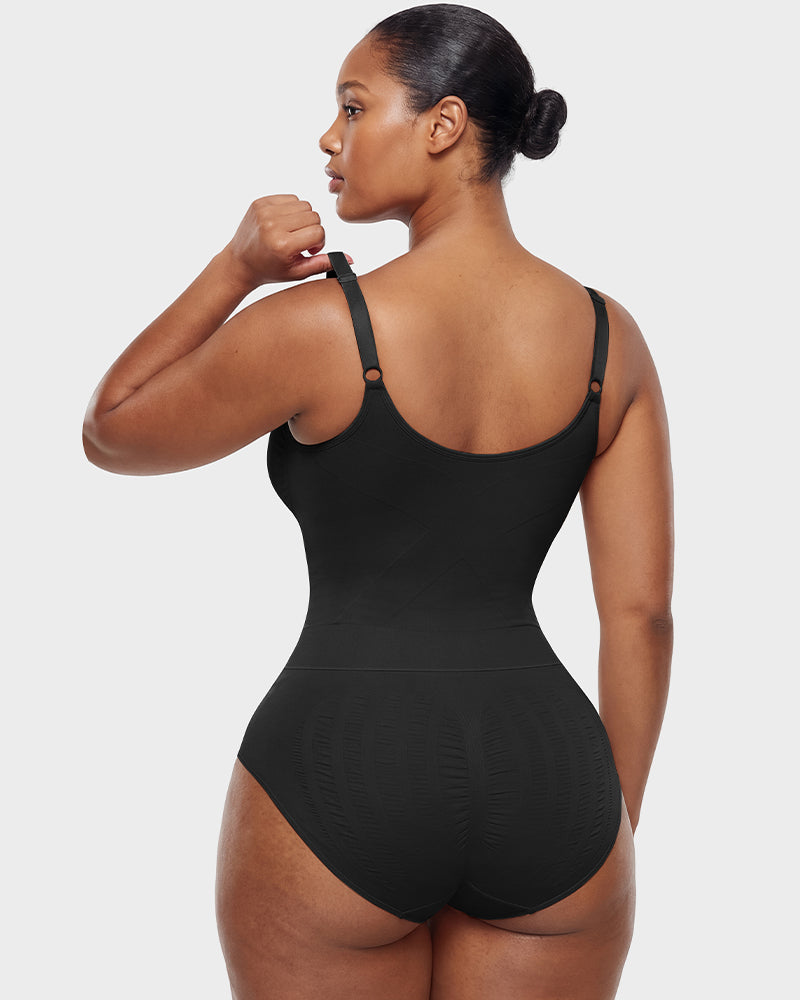 Deep-V Camisole Shaping Bodysuit - FirmaSculpt