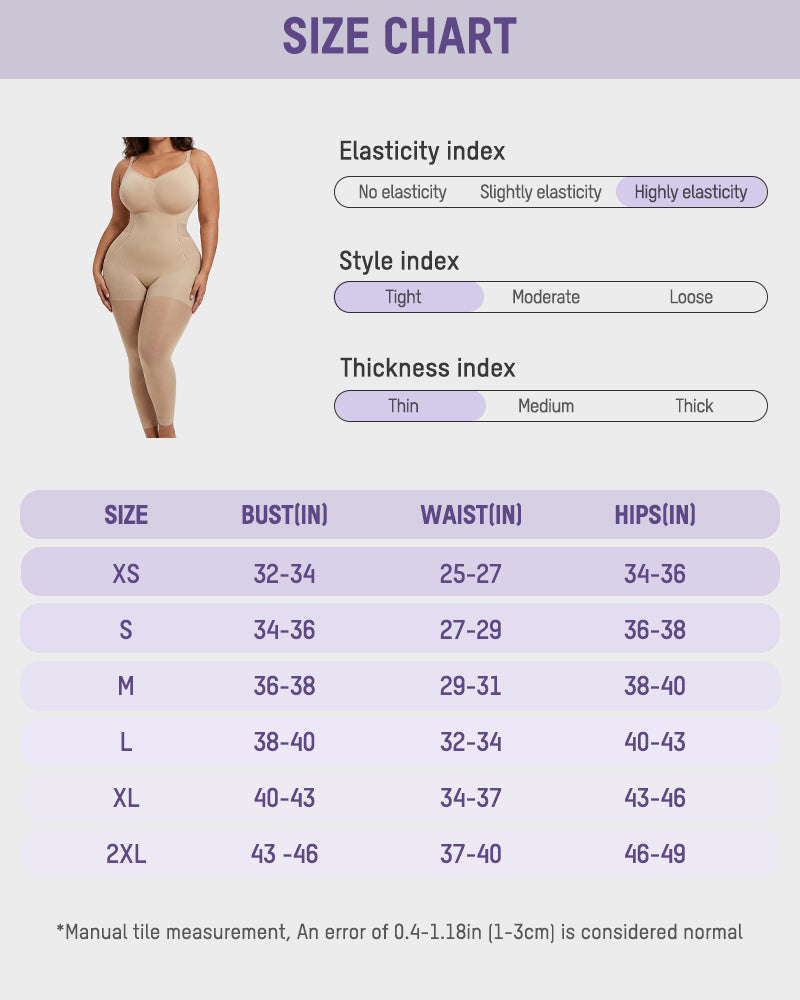 Deep-V Shapewear Bodysuit with Stocking Legs - FirmaSculpt