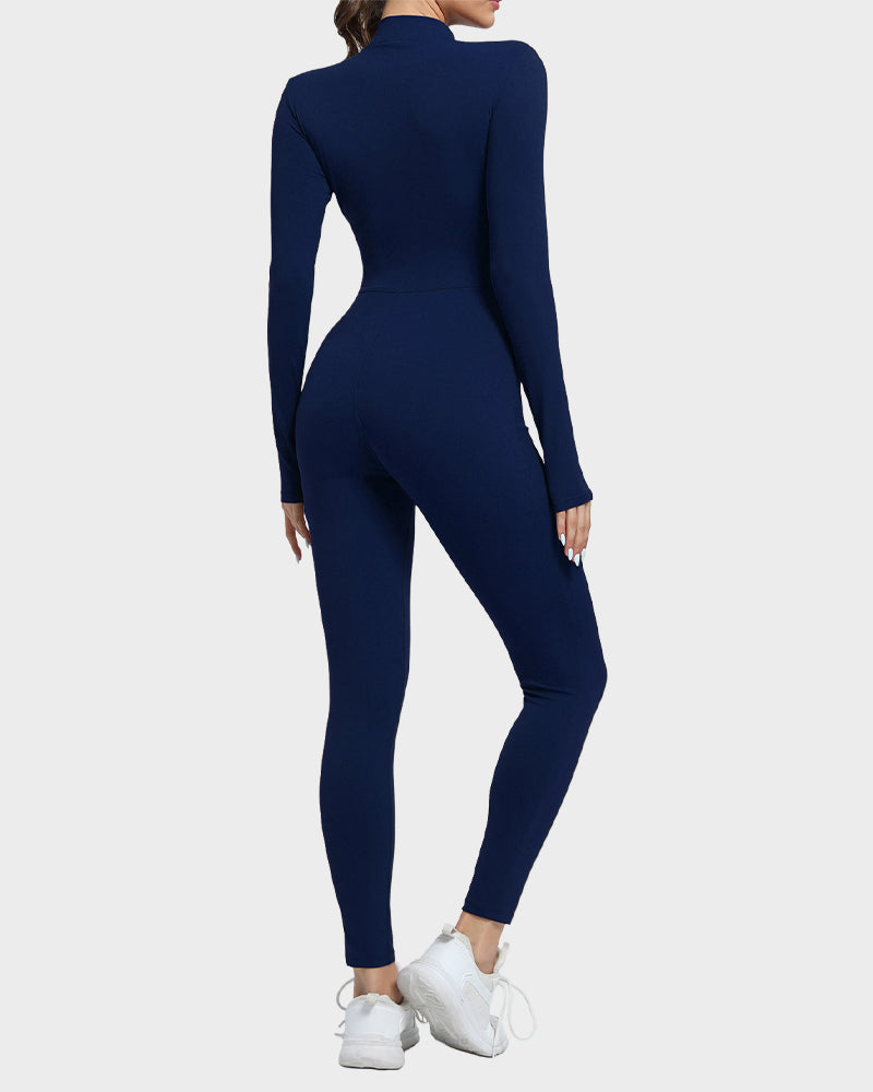 Fleece Slim-Fit Winter Training Jumpsuit - FirmaActive