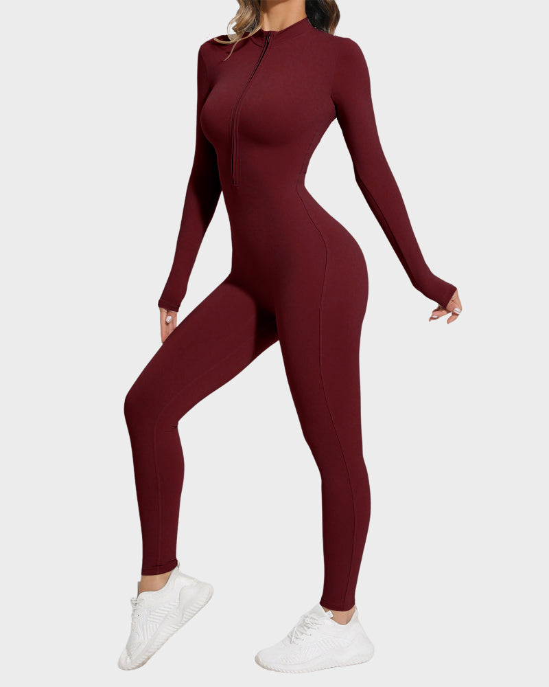 Fleece Slim-Fit Winter Training Jumpsuit - FirmaActive