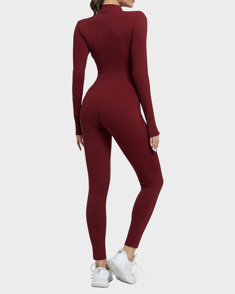 Fleece Slim-Fit Winter Training Jumpsuit - FirmaActive