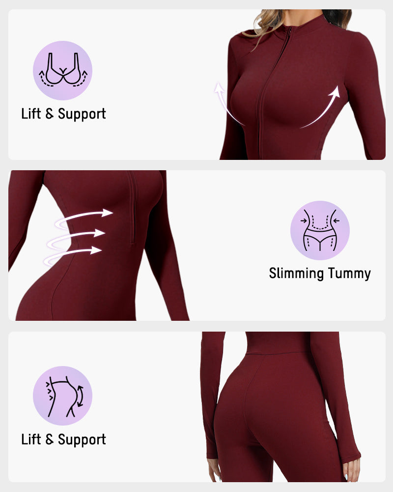 Fleece Slim-Fit Winter Training Jumpsuit - FirmaActive