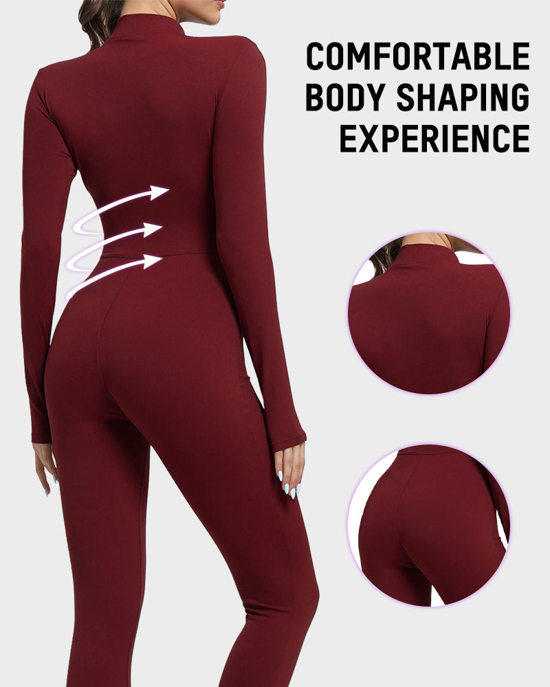 Fleece Slim-Fit Winter Training Jumpsuit - FirmaActive