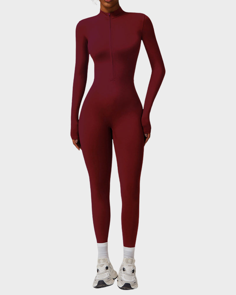 Fleece Slim-Fit Winter Training Jumpsuit - FirmaActive