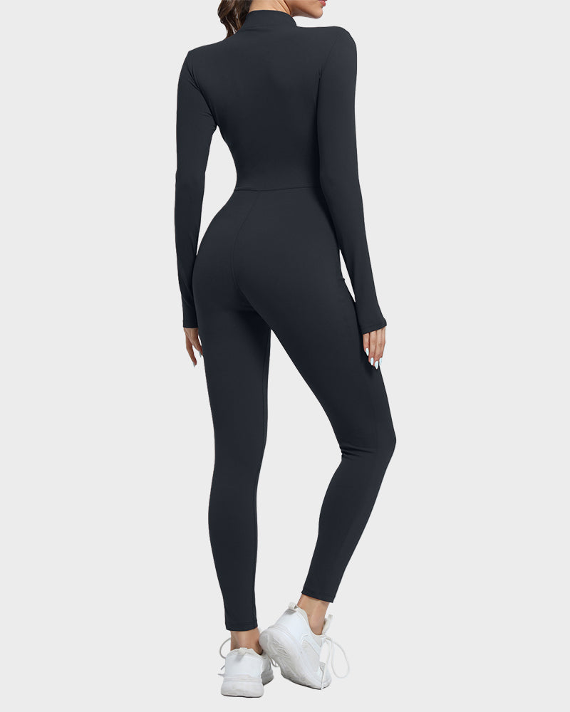 Fleece Slim-Fit Winter Training Jumpsuit - FirmaActive