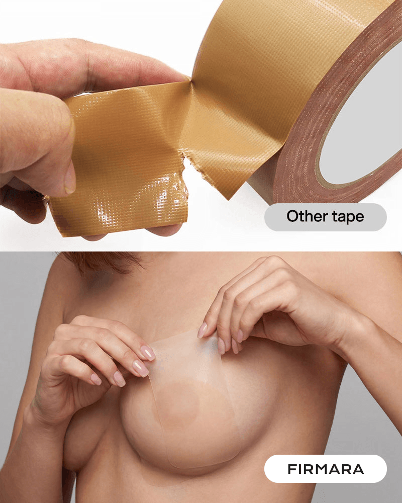 Invisible Silicone Boob Tape - FirmaHold