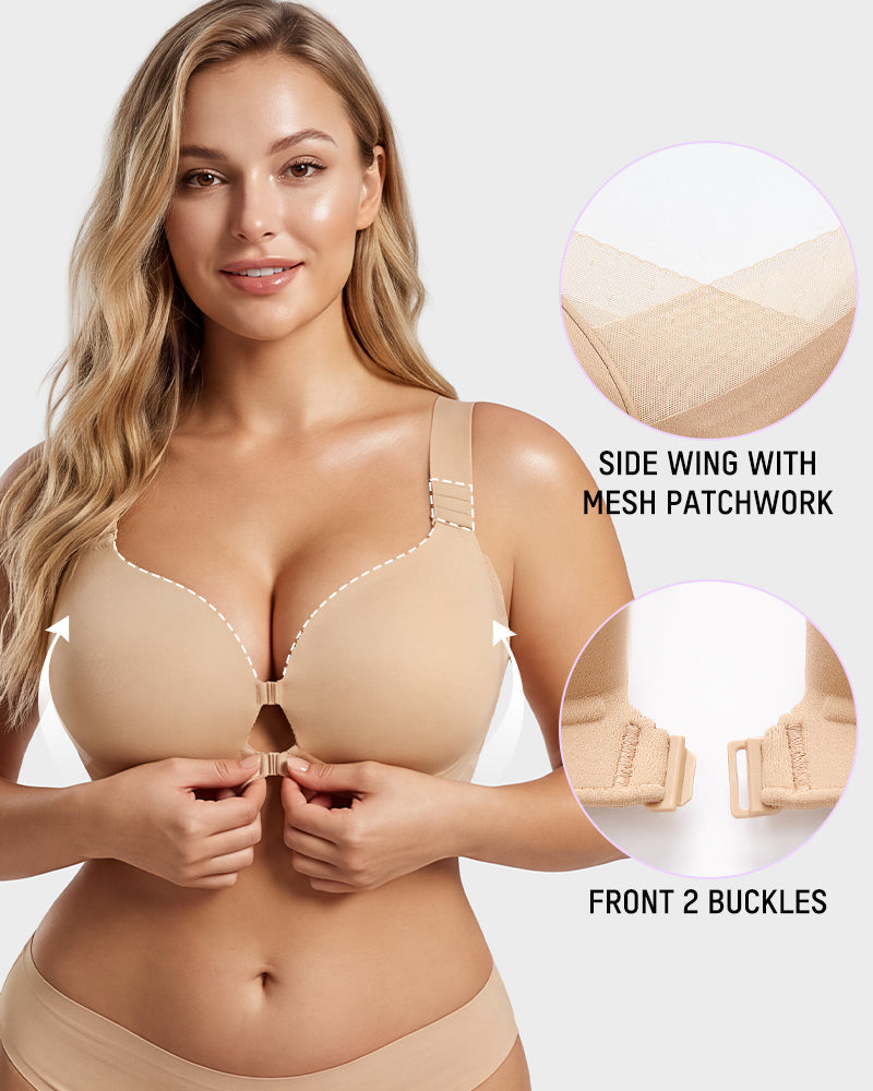 Front-Closure Adjustable Lift Bra - FirmaLift