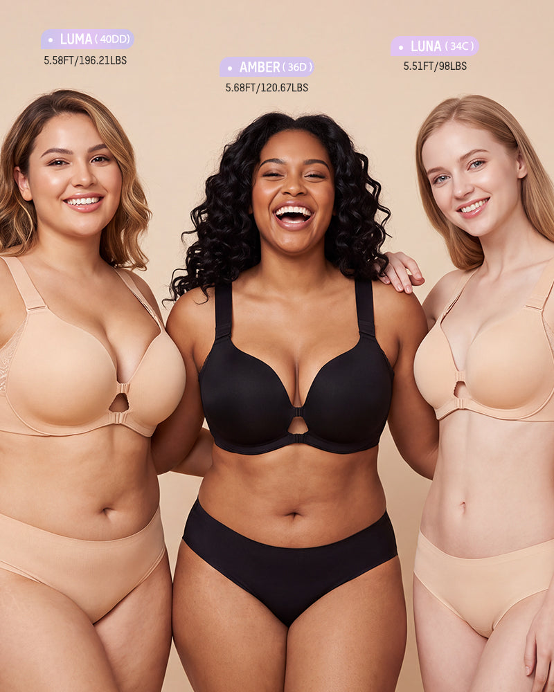 Front-Closure Adjustable Lift Bra - FirmaLift