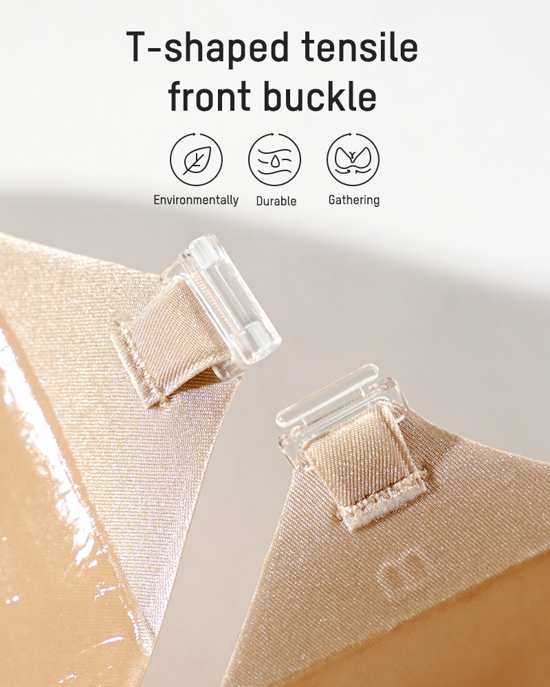 Front Closure Adhesive Invisible Push-Up Bra 2-Pack - FirmaHold