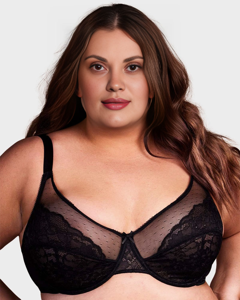 Full Coverage Lace Minimizer Bra - FirmaLace