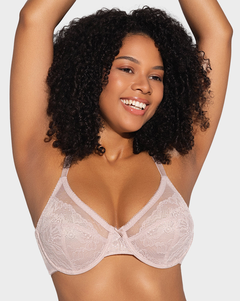 Full Coverage Lace Minimizer Bra - FirmaLace