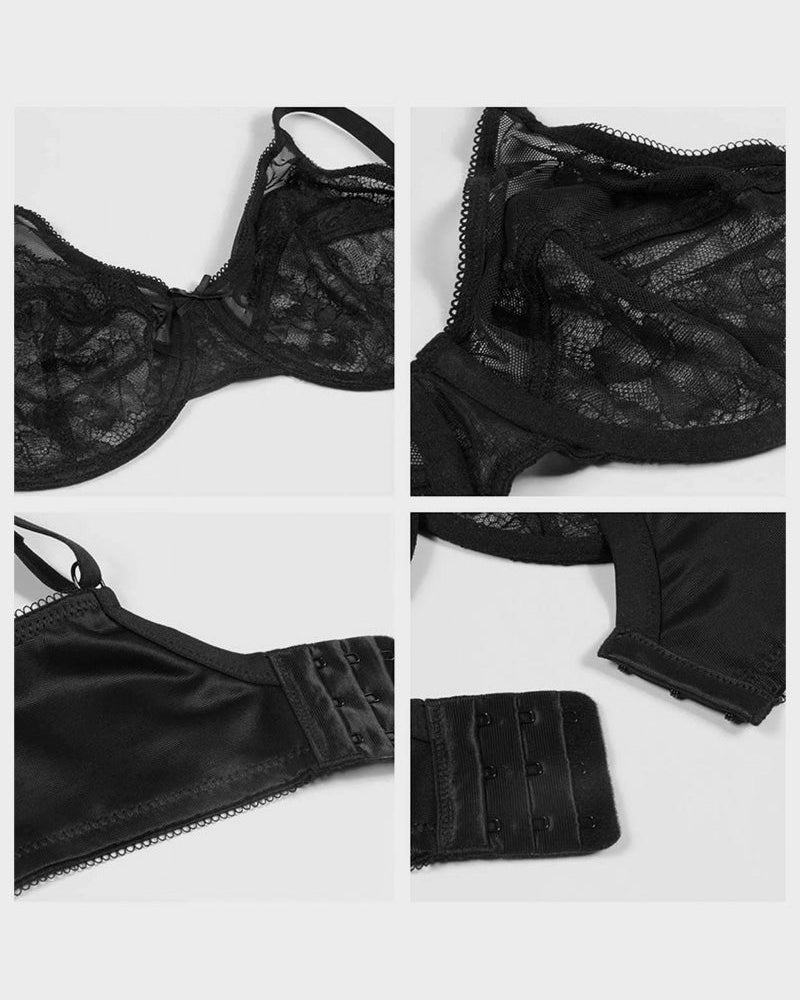 Full Coverage Lace Minimizer Bra - FirmaLace