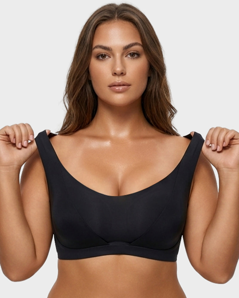 Fuller Bust Wireless Minimizer Bra for Smoother Silhouette - FirmaSmooth