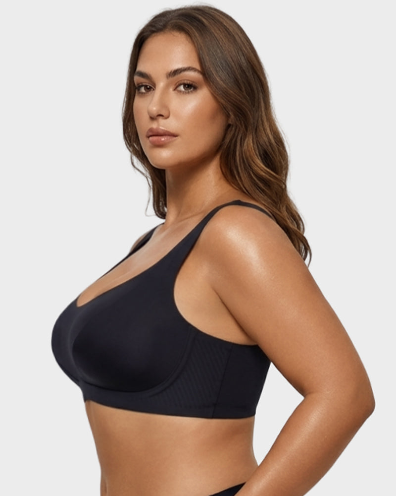 Fuller Bust Wireless Minimizer Bra for Smoother Silhouette - FirmaSmooth