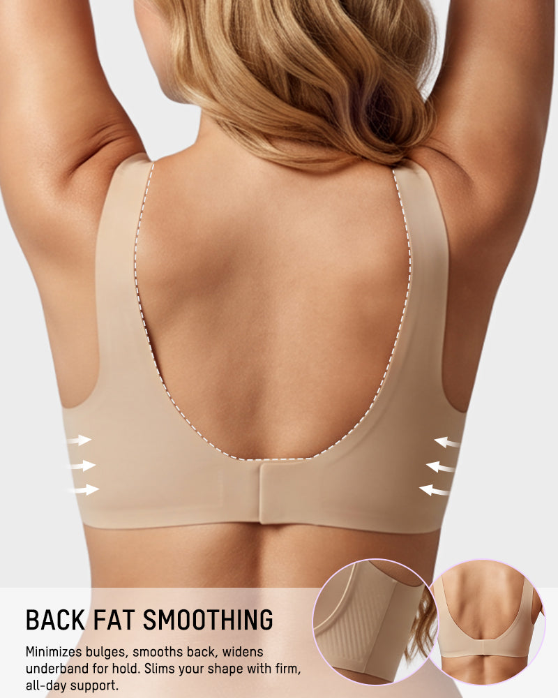 Fuller Bust Wireless Minimizer Bra for Smoother Silhouette - FirmaSmooth