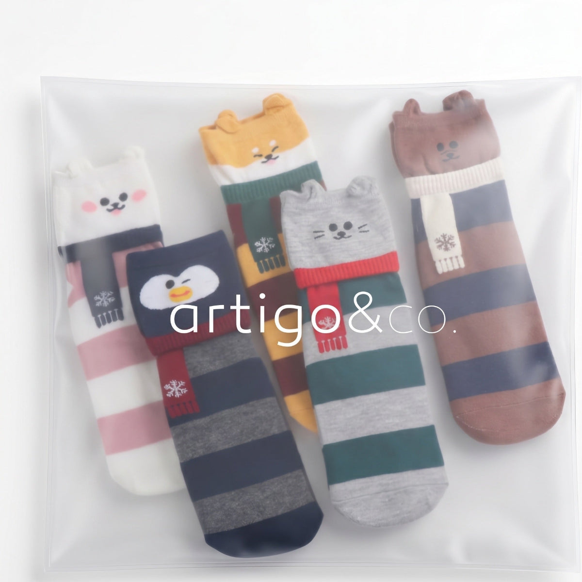 PawJoy Festive Crew Socks™