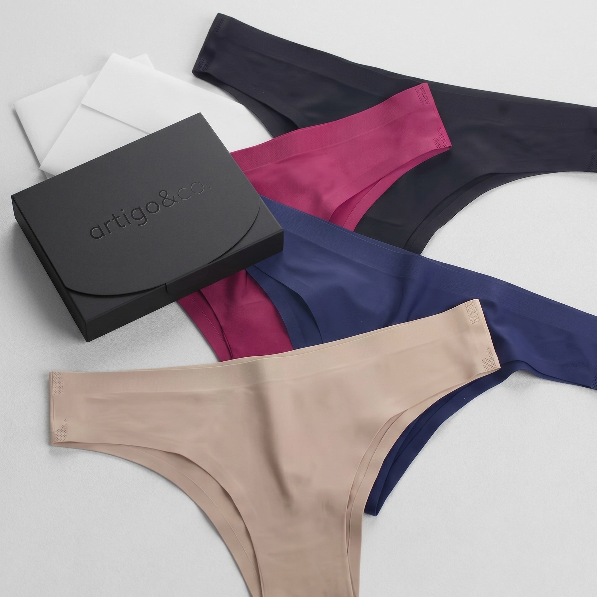 SilkWave™ 3PCS Brazilian Seamless Panty Set – Artigo & Co.