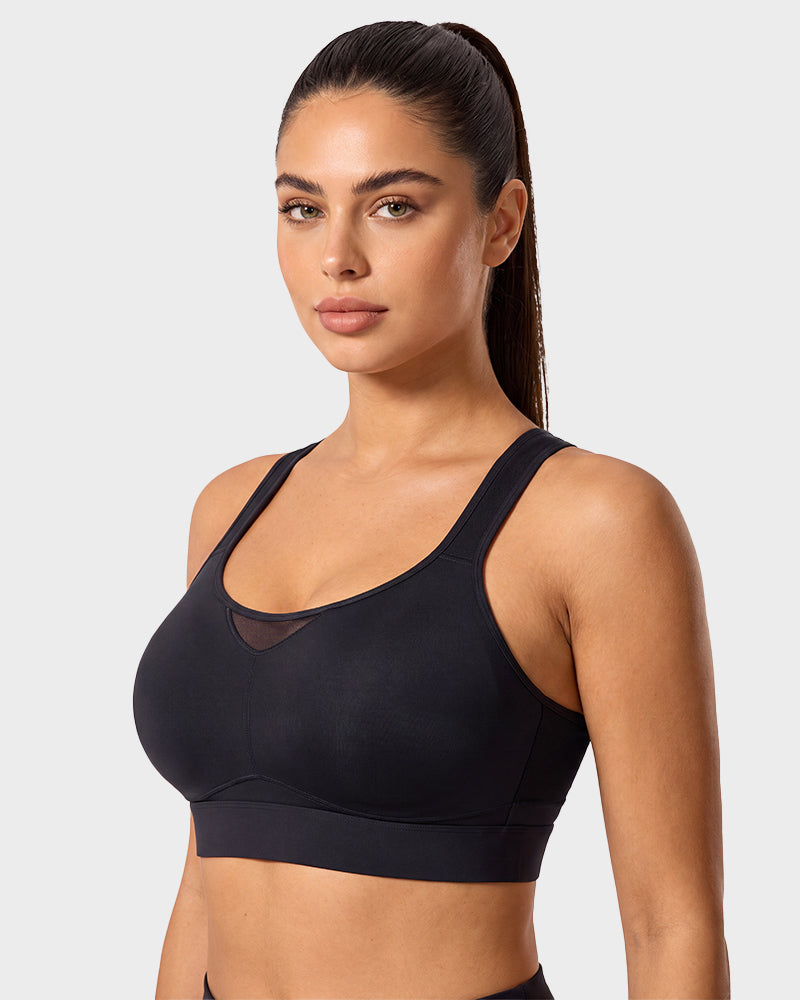 High-Impact Wireless Racerback Sports Bra - FirmaActive