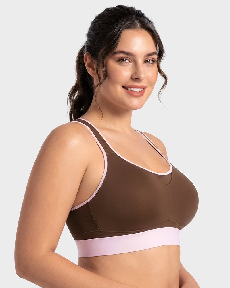High-Impact Wireless Racerback Sports Bra - FirmaActive