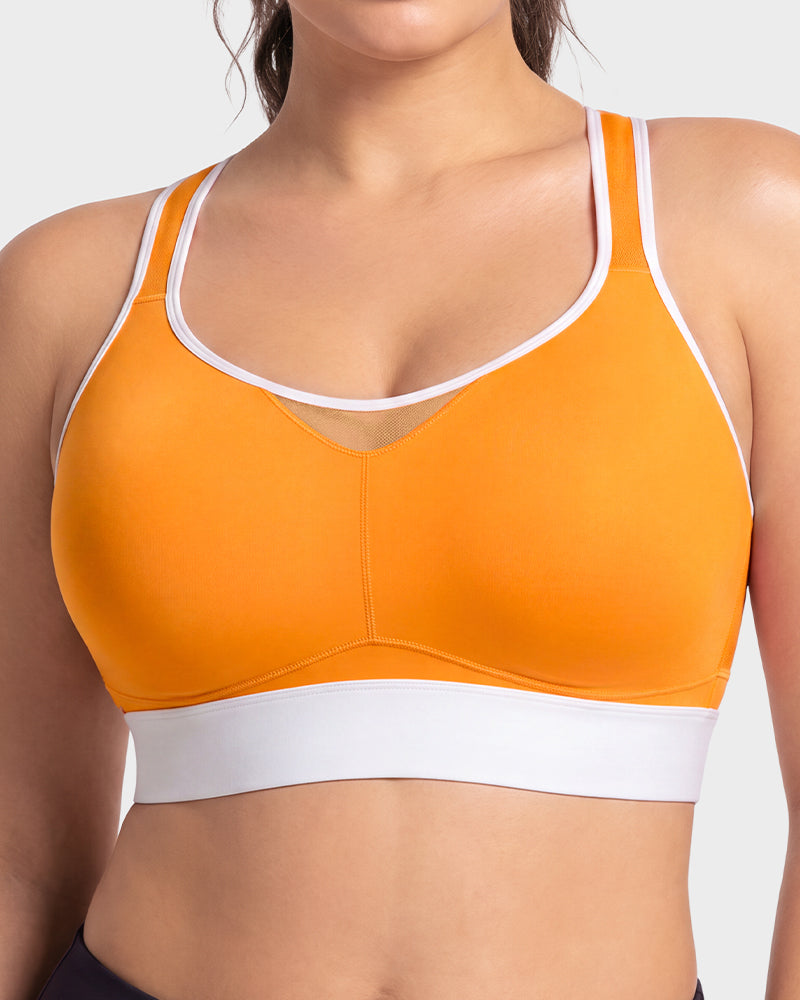 High-Impact Wireless Racerback Sports Bra - FirmaActive