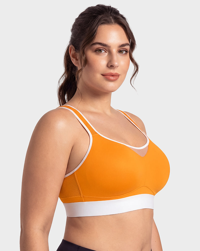 High-Impact Wireless Racerback Sports Bra - FirmaActive
