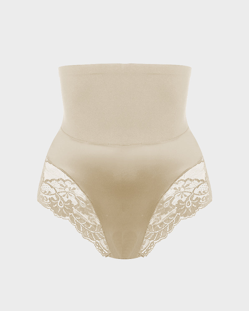 High-Waist Lace Shaping Knickers 3-Pack - FirmaControl