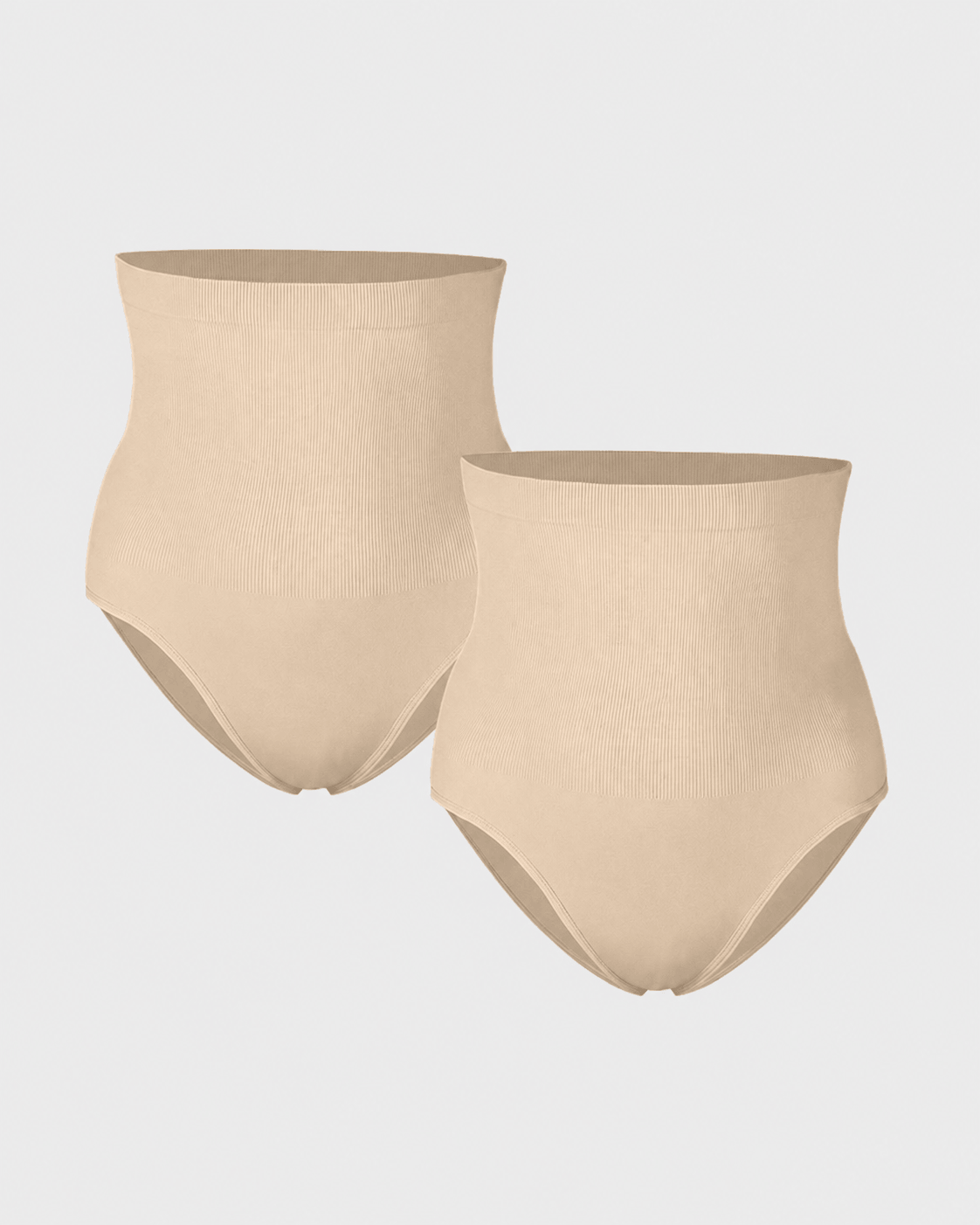 High-Waist Tummy Control Briefs 2-Pack - FirmaControl