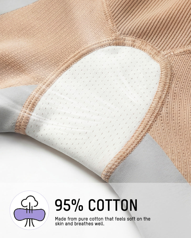 High-Waist Zip-Up Shaping Shorts - FirmaSmooth