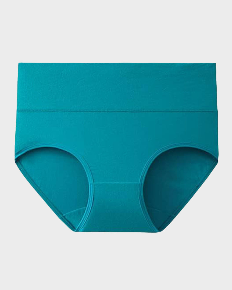 High-Waisted Full Coverage Cotton Briefs 4-Pack - FirmaSoft