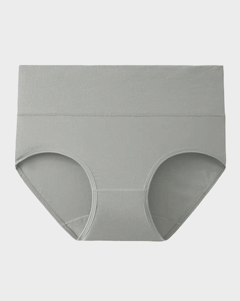 High-Waisted Full Coverage Cotton Briefs 4-Pack - FirmaSoft