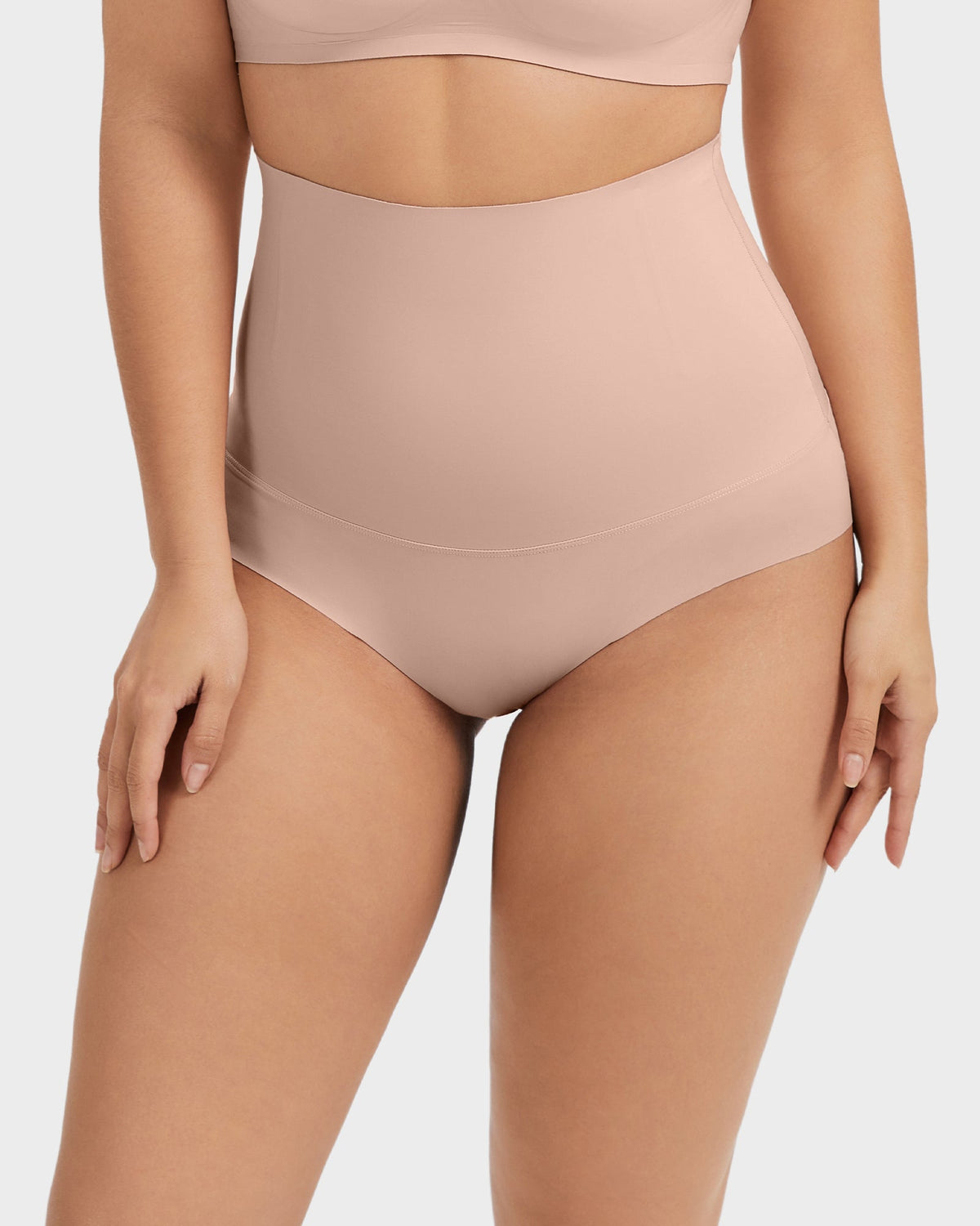 High-Waist Seamless Tummy Control Briefs 5-Pack - FirmaControl