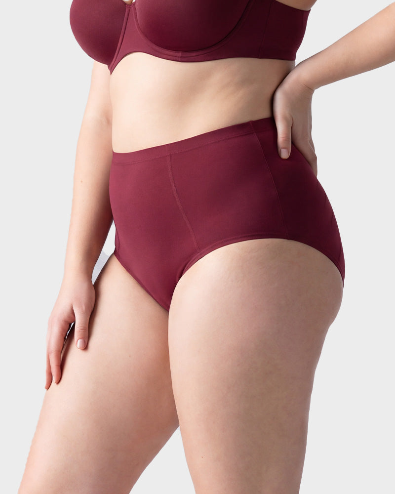 High-Waist Tummy Control Cotton Briefs 4-Pack - FirmaControl