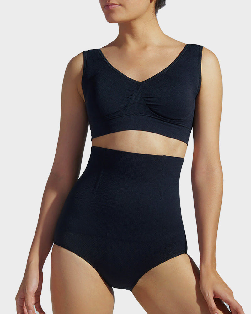 High-Waist Tummy Control Shaping Briefs 2-Pack - FirmaControl