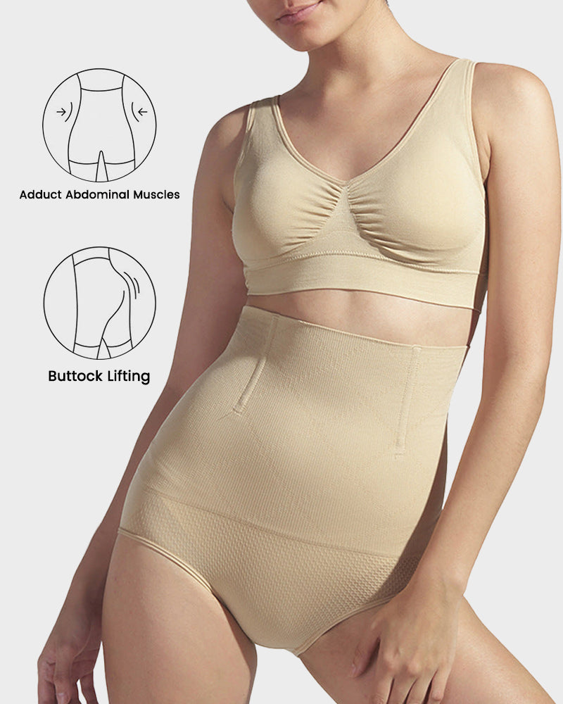 High-Waist Tummy Control Shaping Briefs 2-Pack - FirmaControl