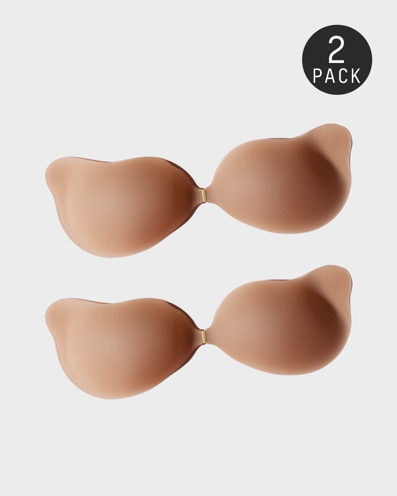 Invisible Lift Sticky Cleavage Bra 2-Pack - FirmaHold