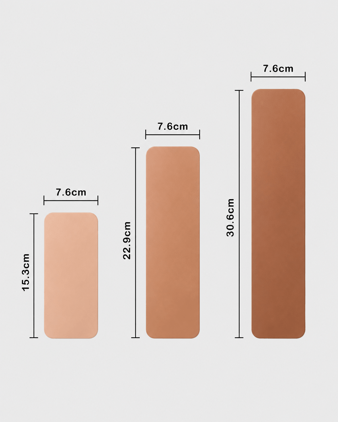 Invisible Silicone Boob Tape Kit - FirmaHold size chart