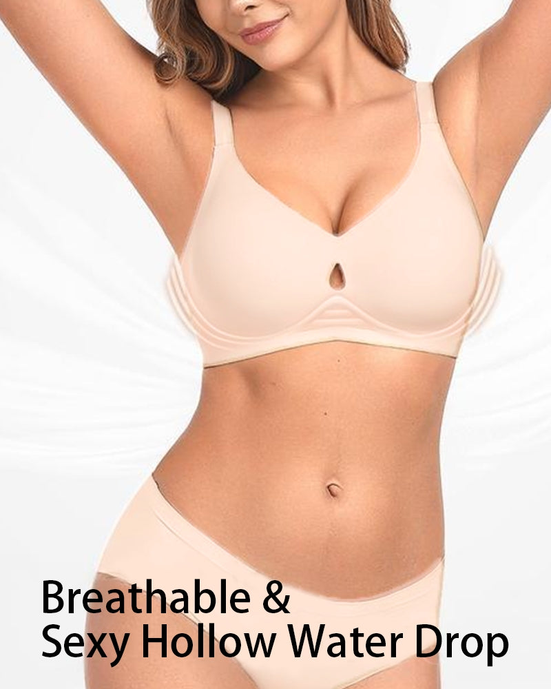 Invisible Wireless Jelly Lift Bra with Breathable Cutout - FirmaBreeze