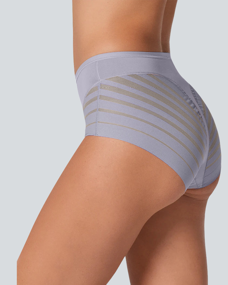 Lace Trimmed Mid-Rise Knickers 2-Pack - FirmaLace