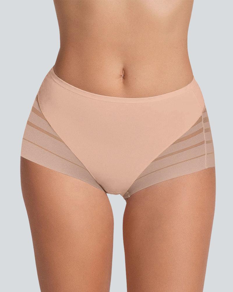Lace Trimmed Mid-Rise Knickers 2-Pack - FirmaLace