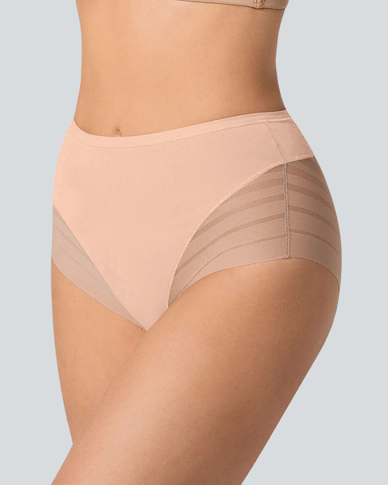 Lace Trimmed Mid-Rise Knickers 2-Pack - FirmaLace