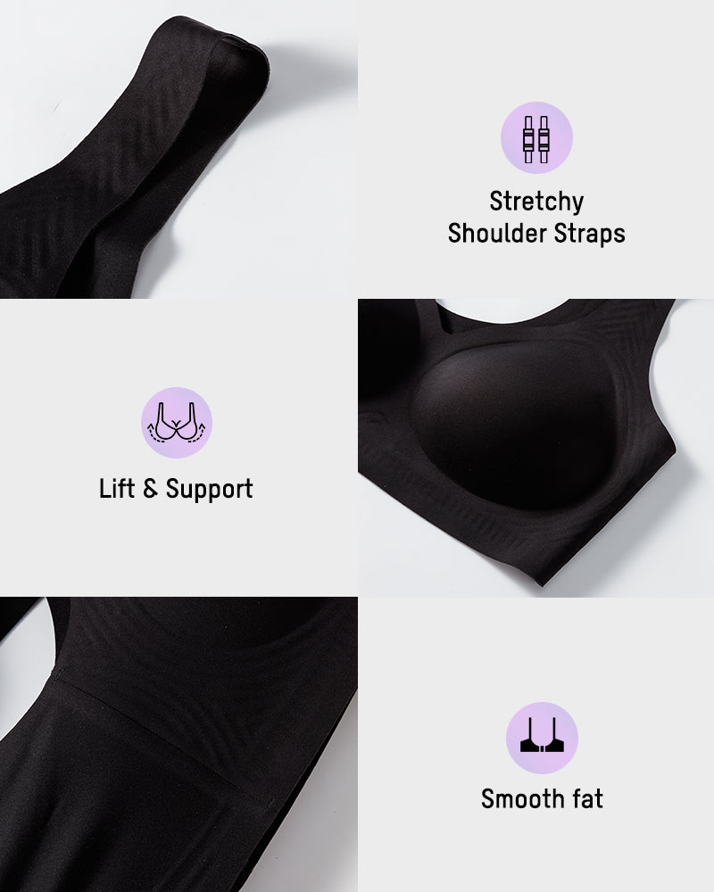 Wire-Free Antibacterial Jelly Lift Bra - FirmaBreeze