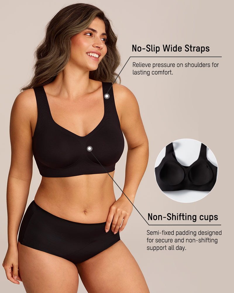 Wire-Free Antibacterial Jelly Lift Bra - FirmaBreeze