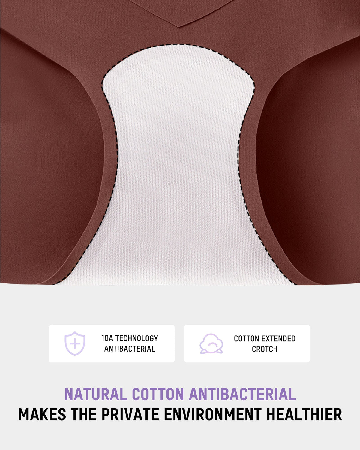 High-Waist Seamless Knickers 6-Pack - FirmaSmooth