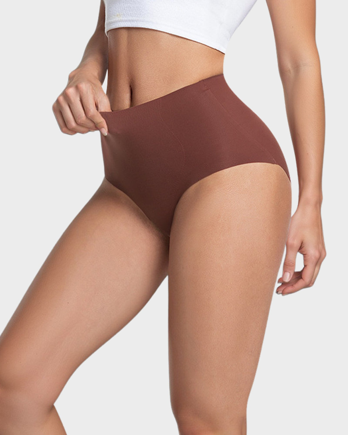 High-Waist Seamless Knickers 6-Pack - FirmaSmooth