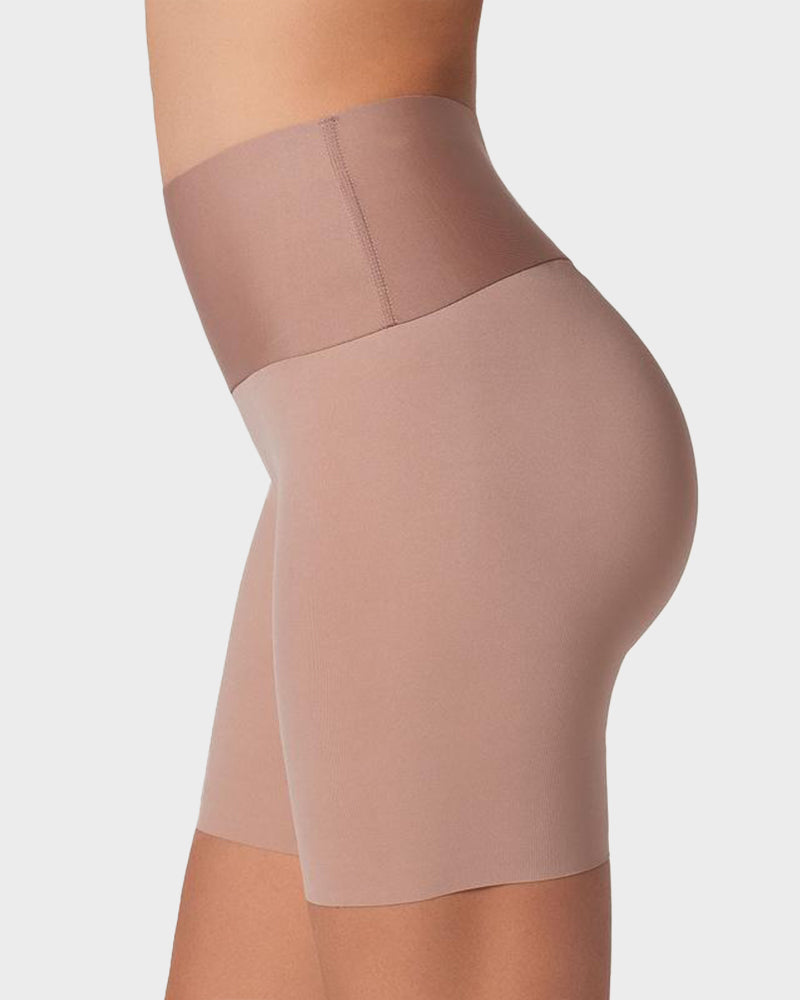Lightweight High-Waist Tummy Control Shaping Shorts - FirmaControl