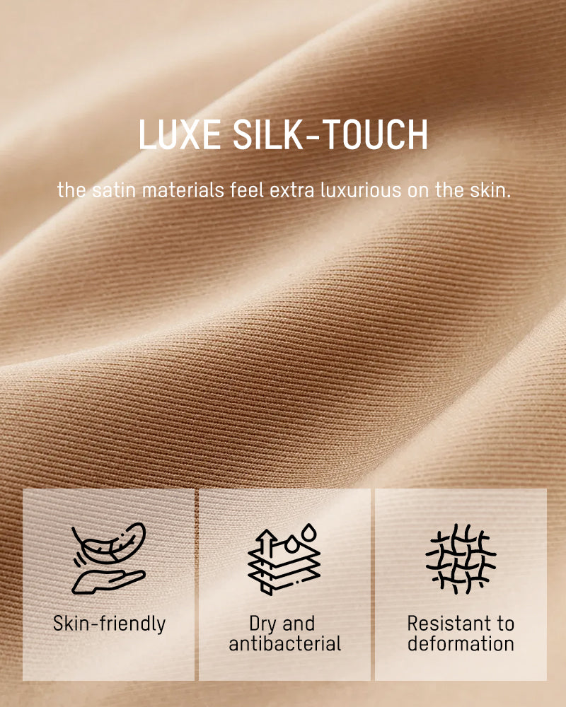 Luxury Satin Seamless Wireless Support Bra - FirmaSoft