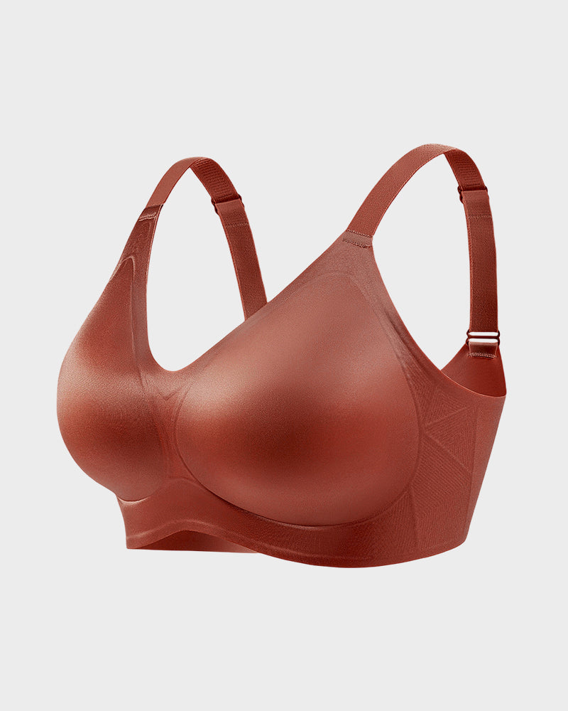 Luxury Satin Seamless Wireless Support Bra - FirmaSoft
