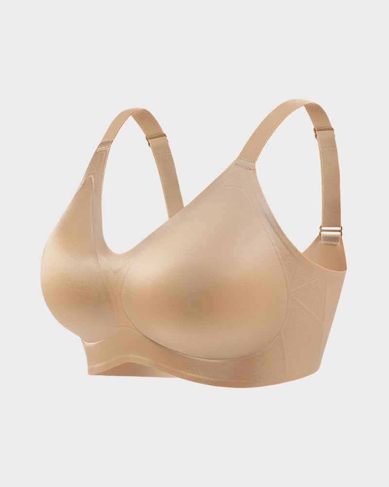 Luxury Satin Seamless Wireless Support Bra - FirmaSoft